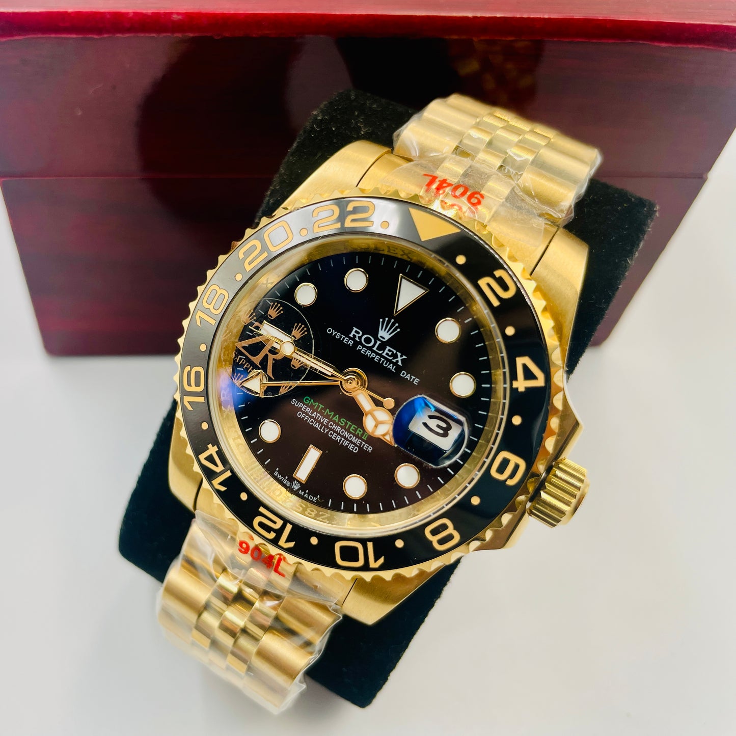 Master GMT Master Golden Balck Automatic Watch