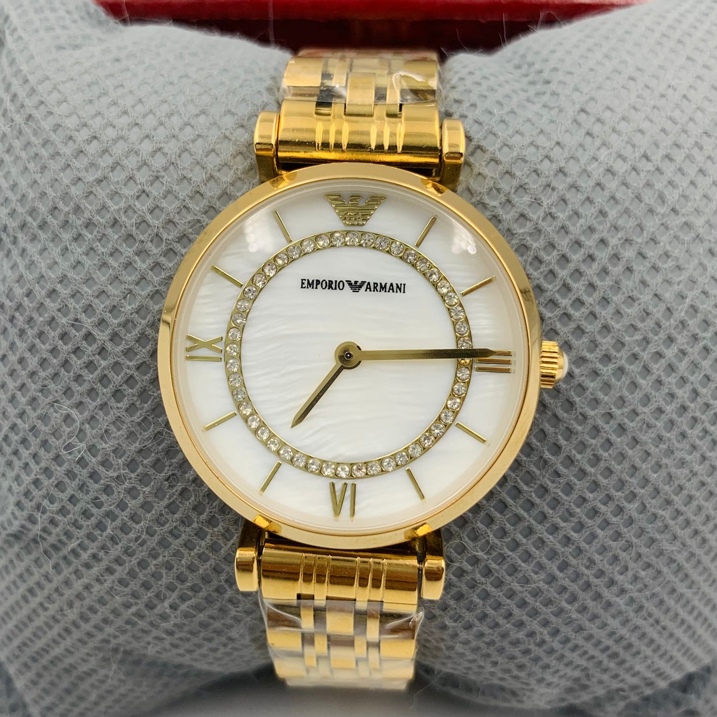 EMP Armani Full Golden Marble Ladies Watch