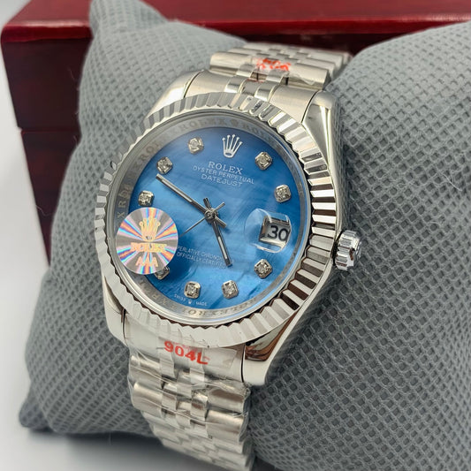 Silver Blue Datejust