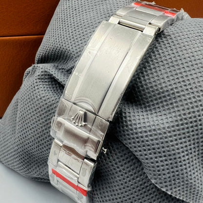 Rolx Submariner Silver Green Automatic Watch