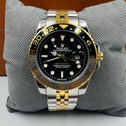 GMT Twotone Golden Watch