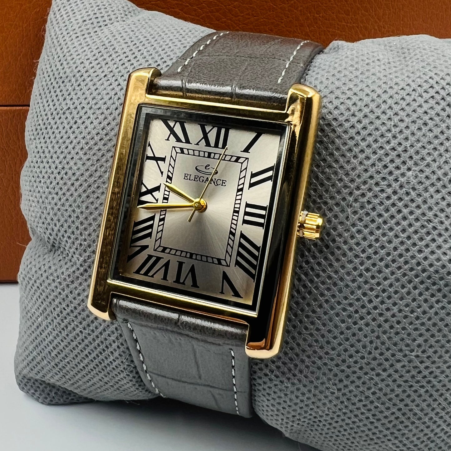 Elegance Golden Grey Watch