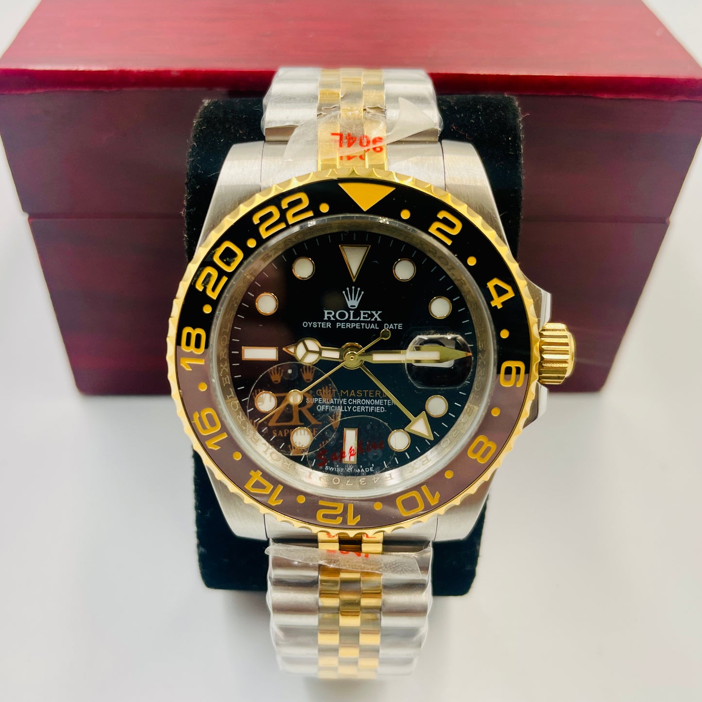 Master GMT Master Twotone Black Automatic Watch