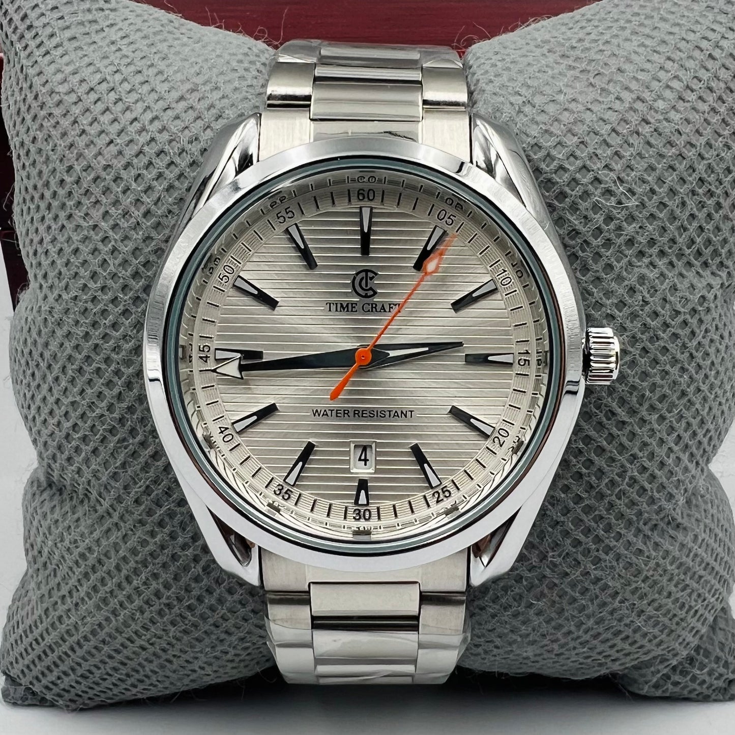 Timecraft Tag Silver White Watch