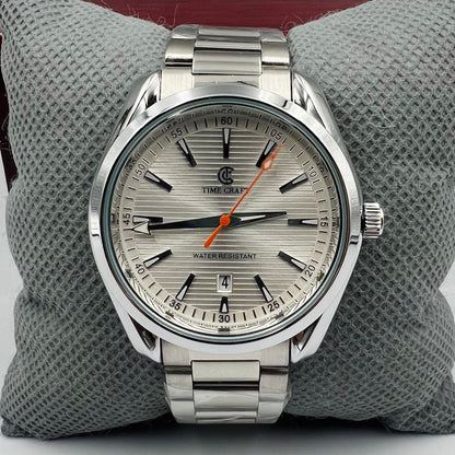 Timecraft Tag Silver White Watch