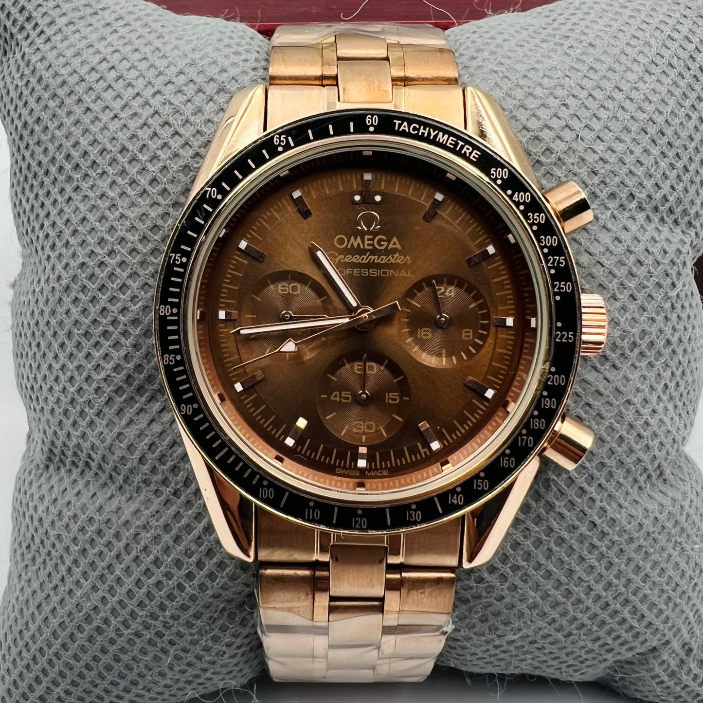 Omega Chain Copper Brown Watch