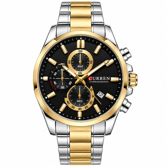Curren 8475 Chronograph Twotone Watch