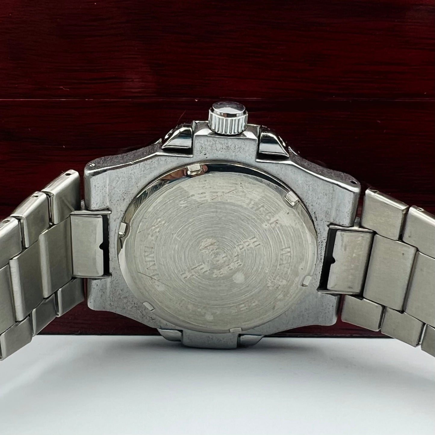 Patek Silver Black Watch