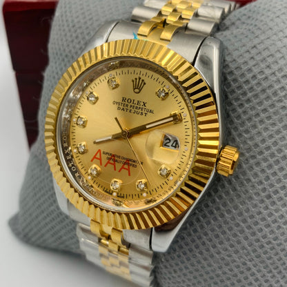 Rolx Twotone Golden Jublie Datejust Watch