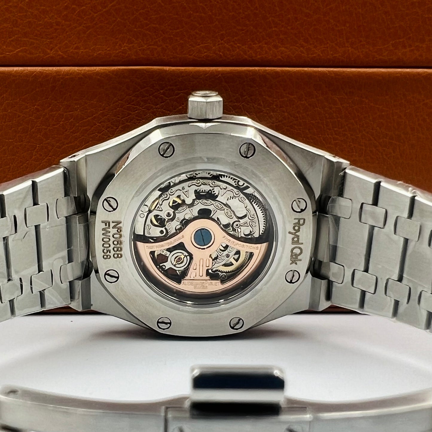 AP Silver Black Automatic Watch