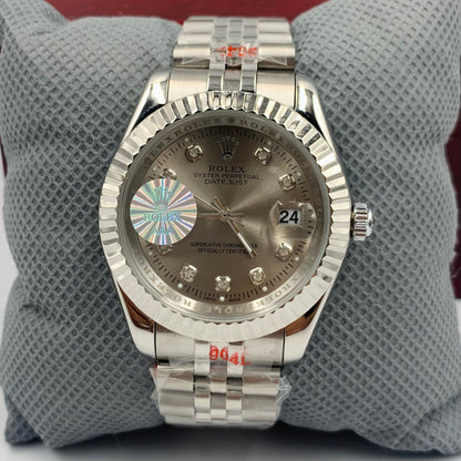 Silver Grey Datejust Watch
