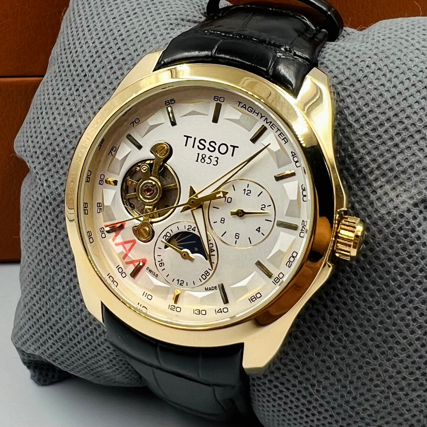 Tissot 1853 Automatic Golden White Black Watch