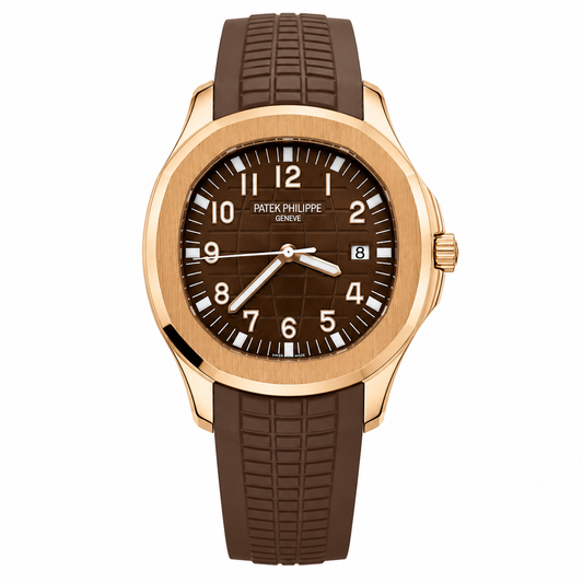 Master Patek Strap Brown Watch