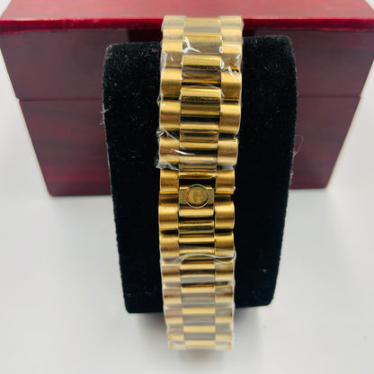 Golden Blue Day-Date Watch