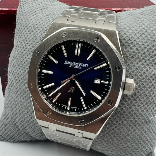 AP Automatic Silver Blue Watch