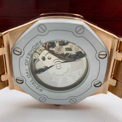 AP Copper Strap Black Dail Automatic Watch