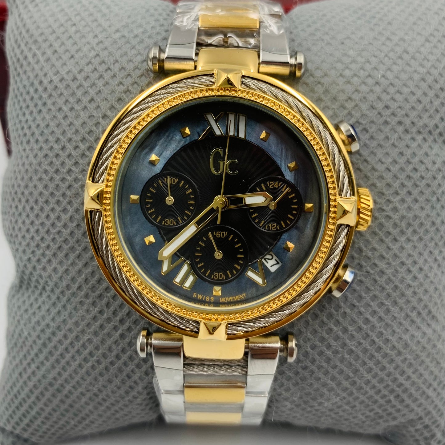 Gc Twotone Blue Dail Ladies Watch