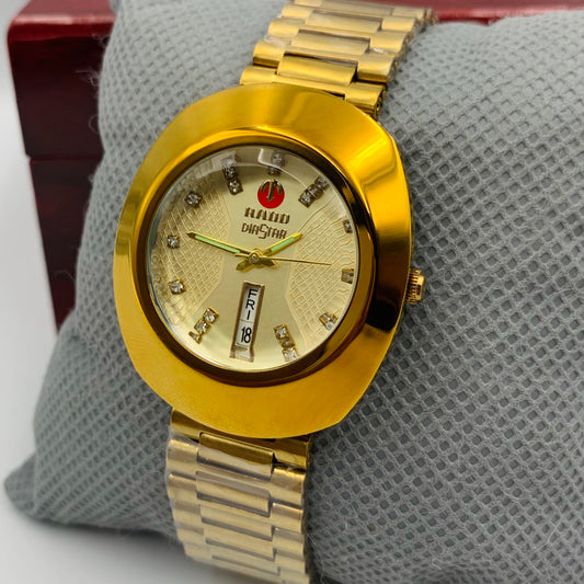 R@do Design Single Tone Golden Watch