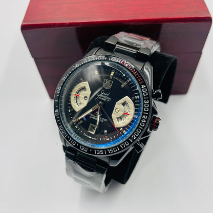 Tag Grand Carrera Black Chronograph Working Watch