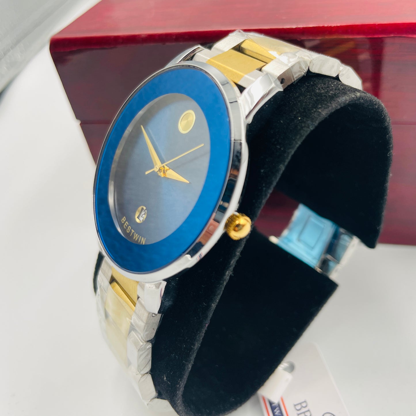 Bestwin Twotone Blue Dial Watch
