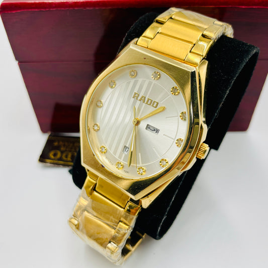 Golden White DayDate Watch