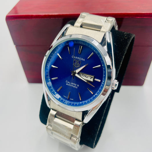 Tag Silver Blue Watch