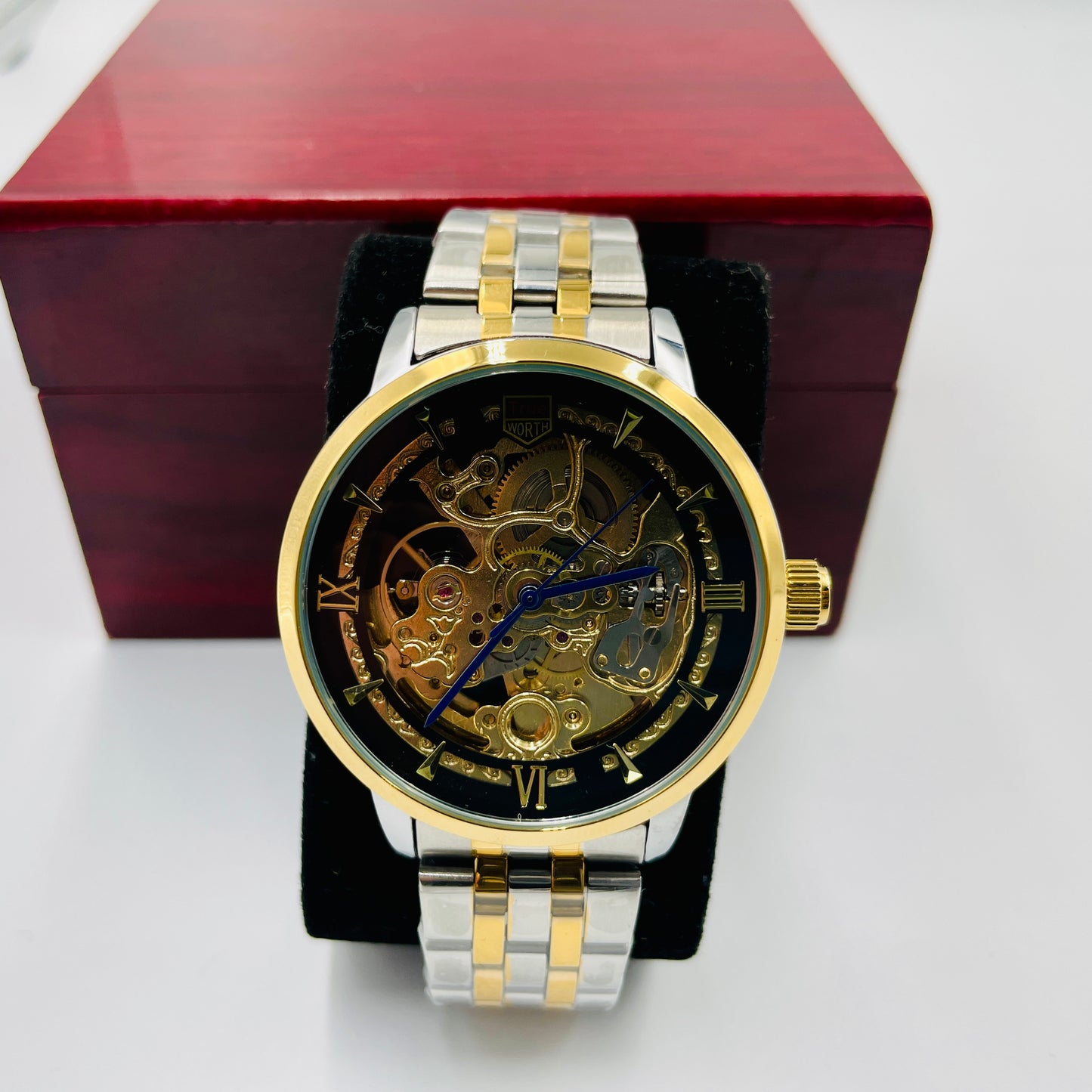 TrueWorth Original Twotone Black Automatic Watch
