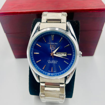 Tag Silver Blue Watch
