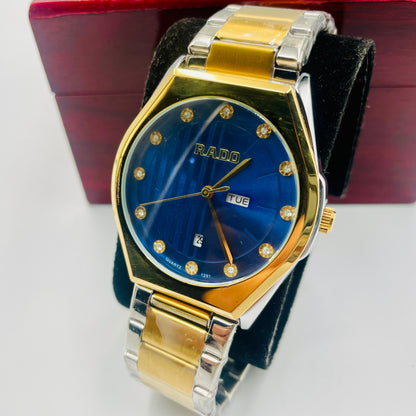 Twotone Blue DayDate Watch