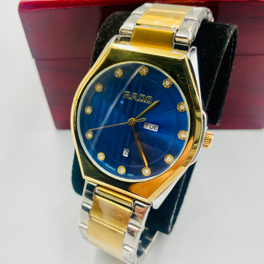 Twotone Blue DayDate Watch