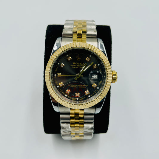 Black Unisex Datejust Watch