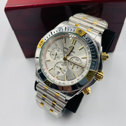 Twotone Silver Chronometer 1884 Working Watch