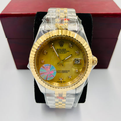 Twotone Golden Datejust Watch