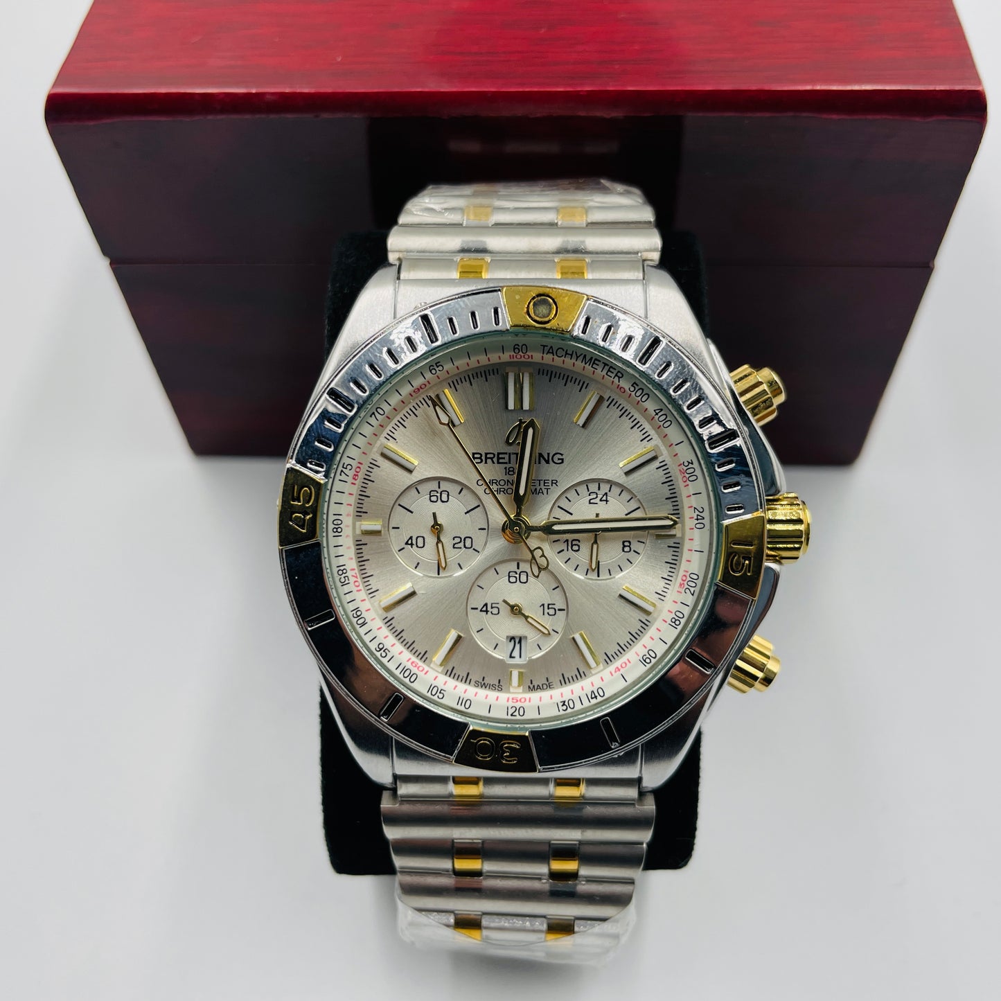 Twotone Silver Chronometer 1884 Working Watch