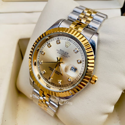 Golden Datejust Watch