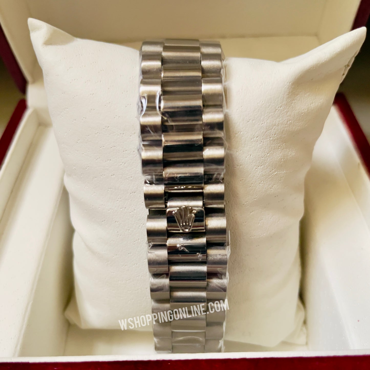 Silver Black Plain Dial Datejust Watch