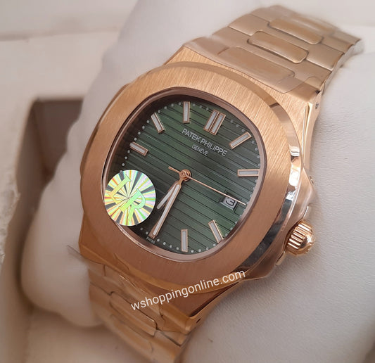 Master Patek Golden Green Watch