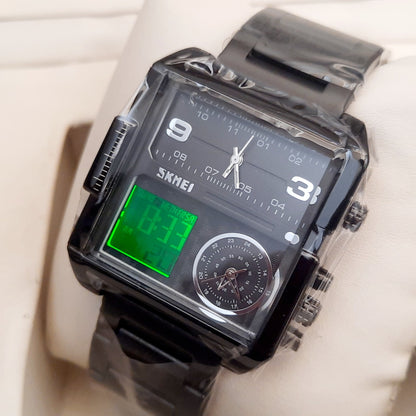 Skmei Full Black Original Watch – - Main Image