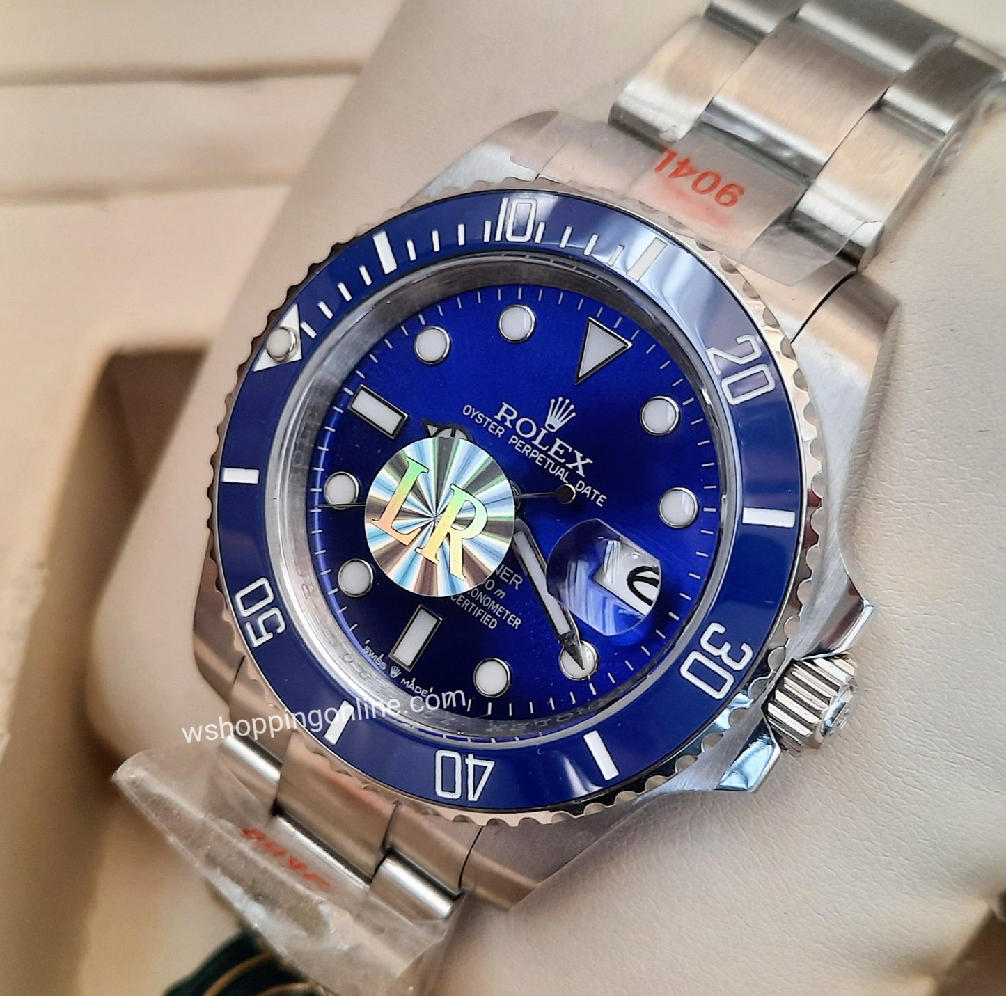 Master Submariner Silver Blue Automatic Watch