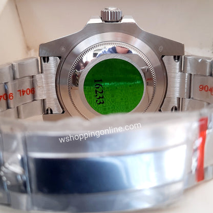 Master GMT Silver Black Automatic Watch