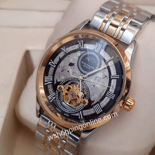 Twotone Black Skeleton Automatic