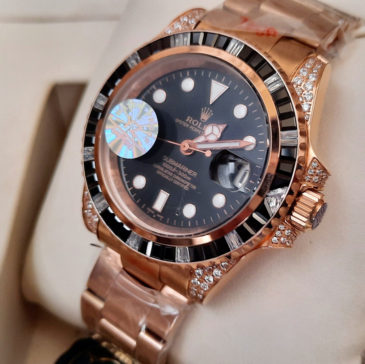 Copper Black Submariner Diamond Automatic