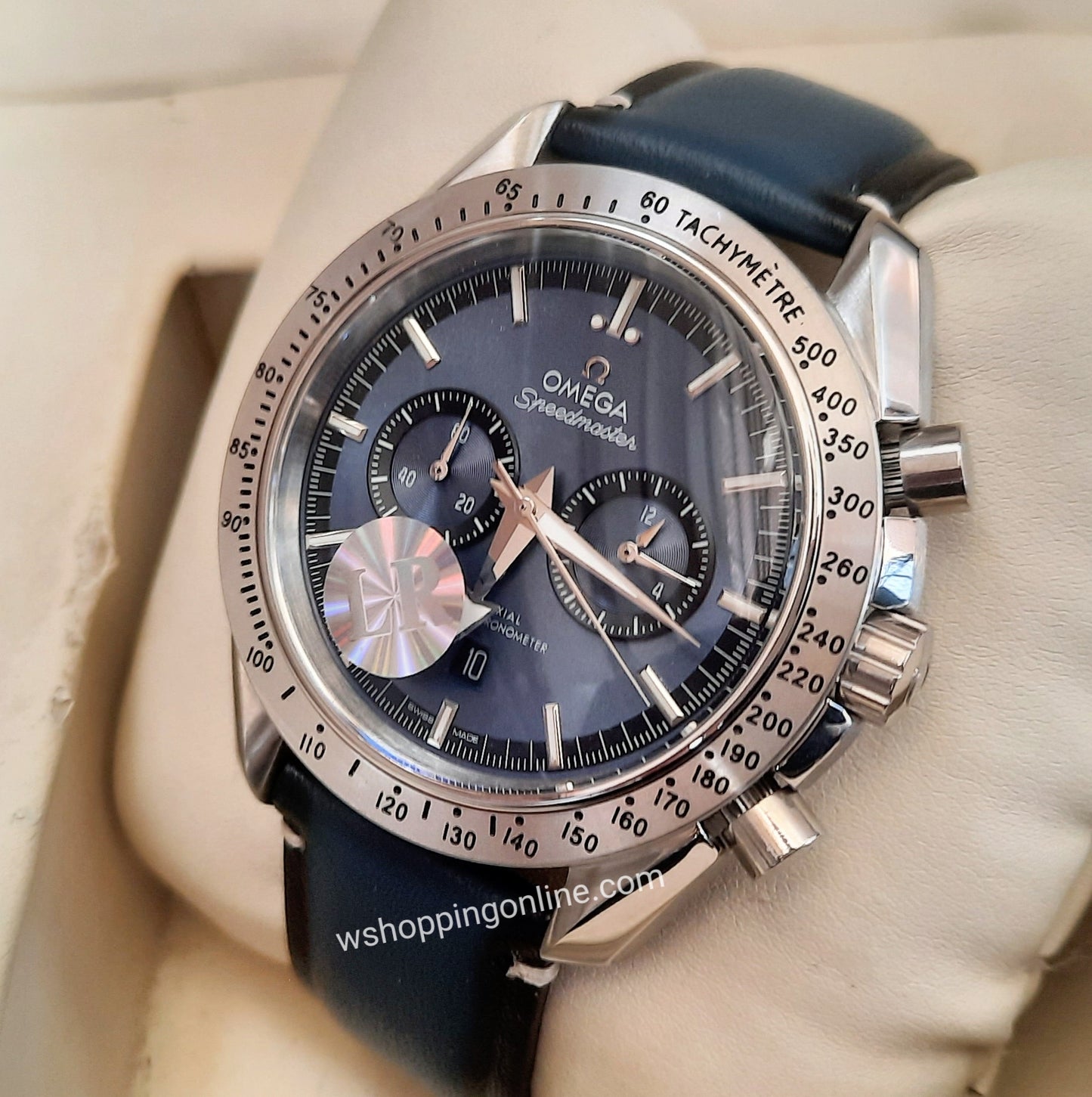 Master SpeedMaster Blue Silver Chronograph Working Watch