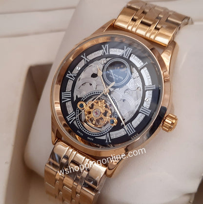 Golden Black Skeleton Automatic