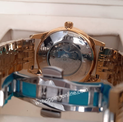 Golden White Skeleton Automatic