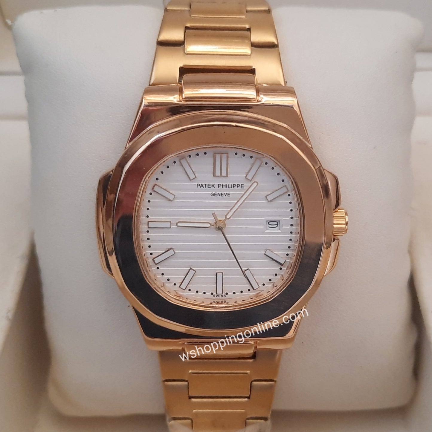 Patek Golden White Watch