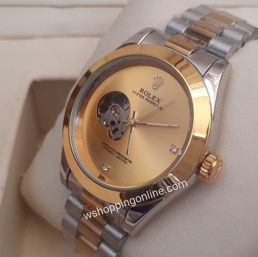 Single Eye Tt Golden Automatic Watch