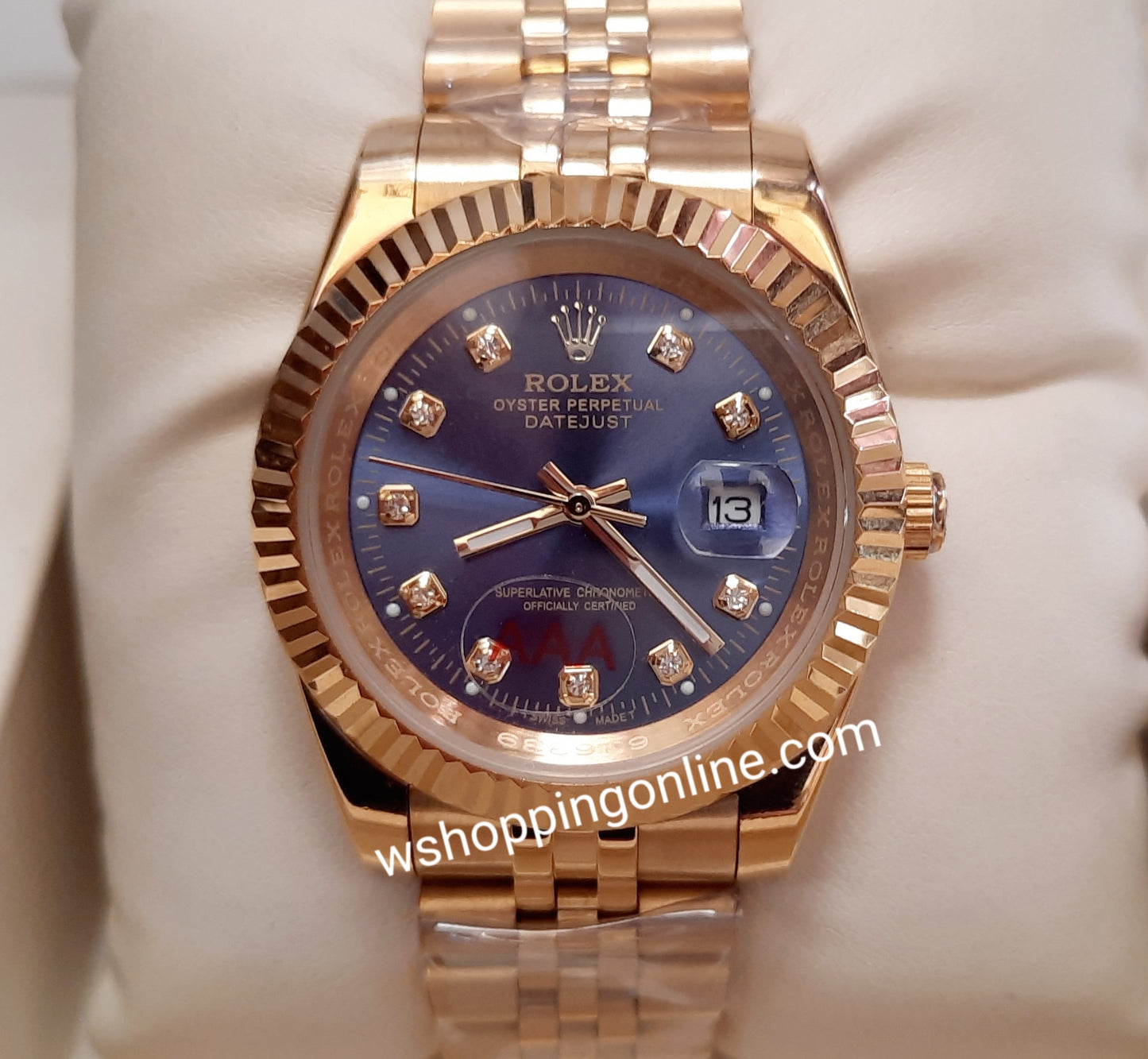 Golden Blue Datejust